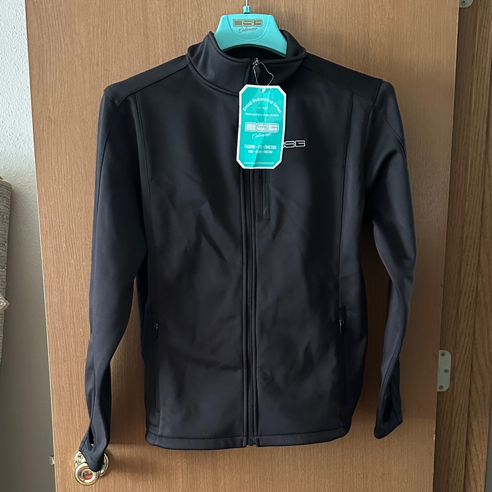 DSG Black Softshell Ski Jacket